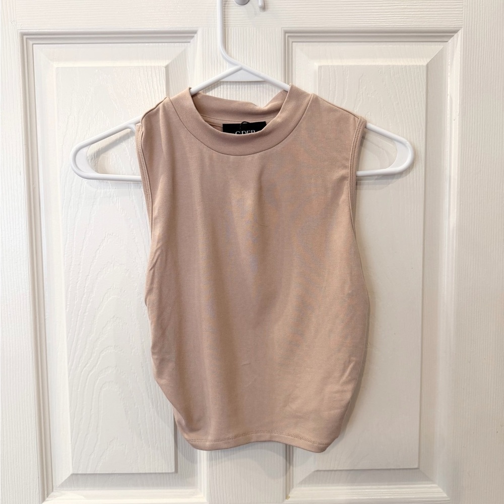 Cider Sleeveless Tan Tank Top